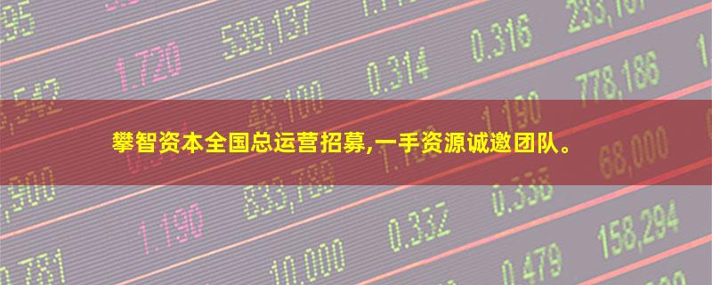攀智资本全国总运营招募,一手资源诚邀团队。.jpg 攀智资本.jpg